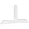 Ekena Millwork Portland Architectural Grade PVC Gable Bracket, 72"W x 33"H x 4"D x 6"F, 11/12 Pitch GBP072X33X0406POR00 - alternate 1